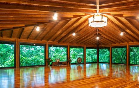 indoor yoga room